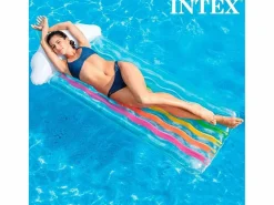 Intex Colchoneta hinchable Rainbow Cloud +14A blanco 25x180x86 cm