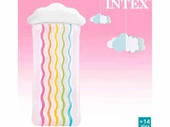 Intex Colchoneta hinchable Rainbow Cloud +14A blanco 25x180x86 cm