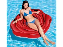 Hot Intex Colchoneta Rosa con asas Ø132 cm Rojo