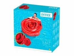 Hot Intex Colchoneta Rosa con asas Ø132 cm Rojo