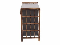 MCW Colector de ropa -B60, marrón, tapa gris
