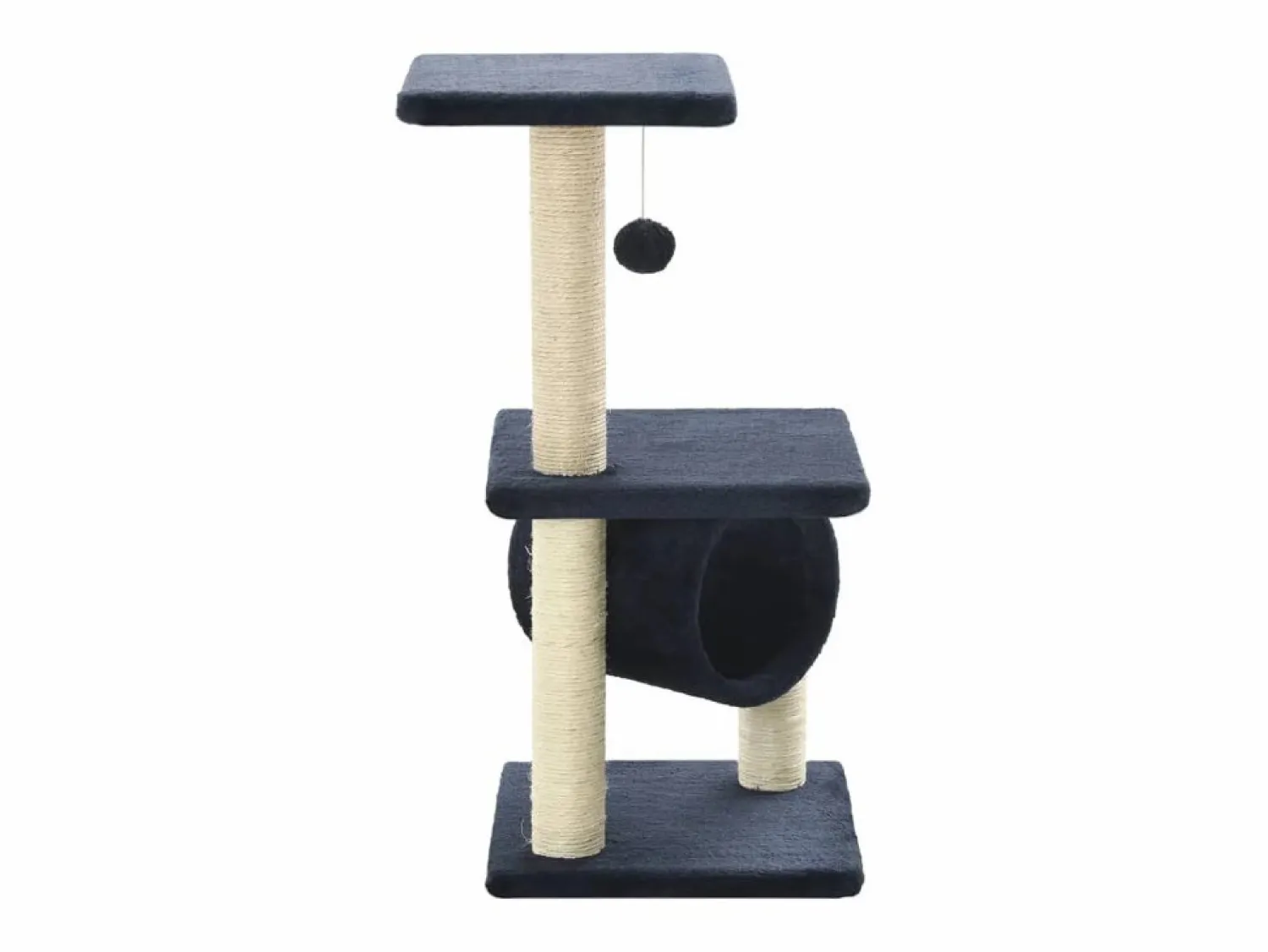 Clearance Colen Rascador para gatos con poste de sisal 65 cm oscuro Juego De Animales