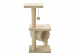 New Garden Furniture Colen Rascador para gatos con poste rascador de sisal 65 cm Beige
