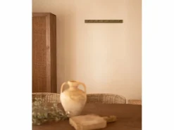 Outlet DECOWOOD Colgador de pared de madera maciza en tono de 61x5cm - KATE - Verde