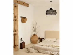 Online Colgador de pared de madera maciza en tono nogal de 61x5cm - KATE - Perchero