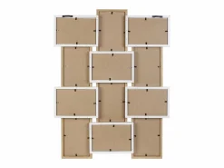 Outlet The Home Deco Factory Collage de fotos en madera y blanco 10 x 15 cm Familia 12 fotos Beige