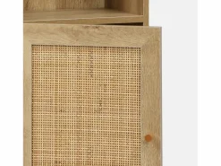 Sweeek Columna de almacenamiento para cuarto de baño natural