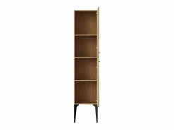 Hot Columna de baño estriada con patas - Natural claro - H140 cm - SARONE Columna De Baño