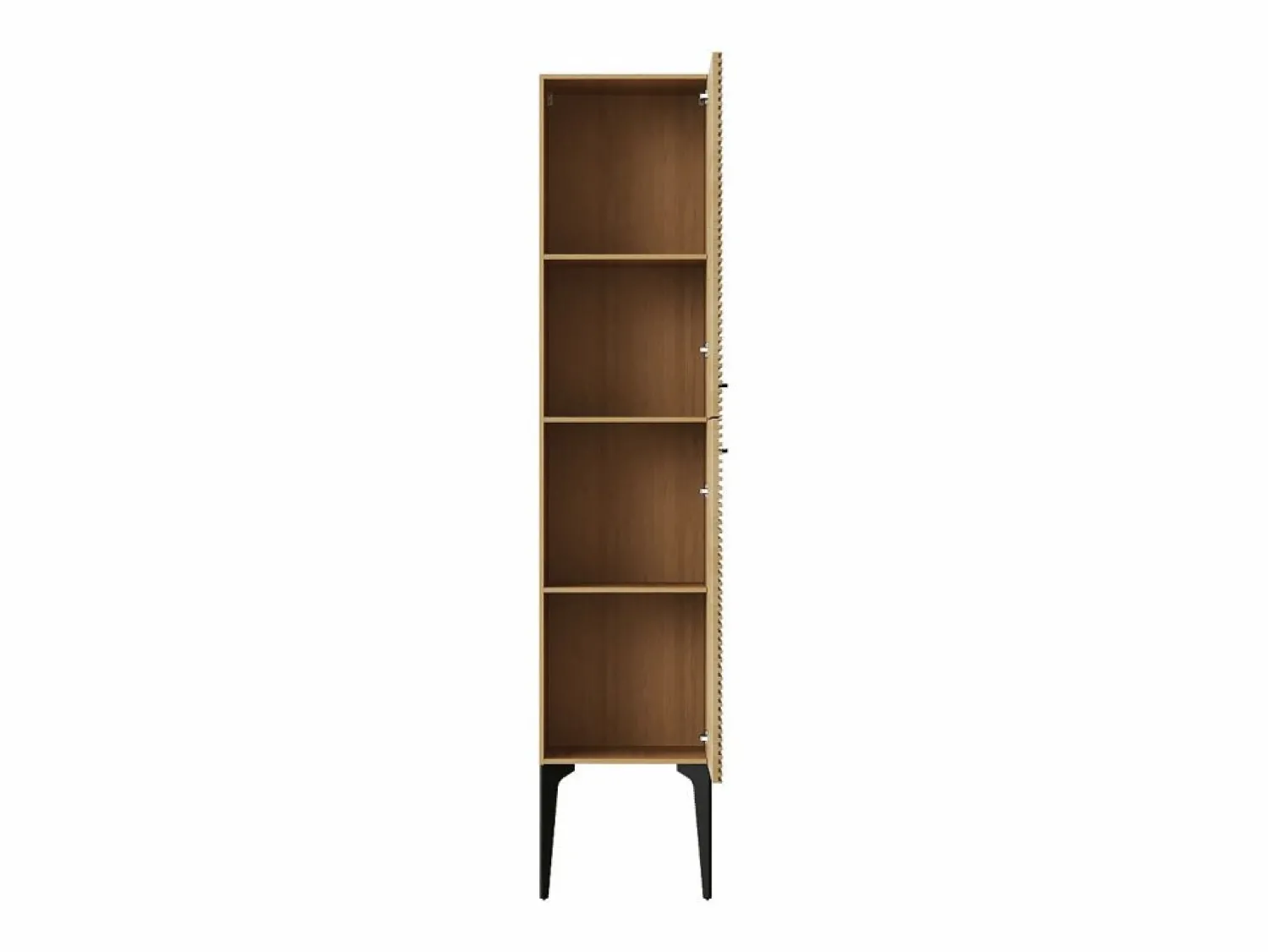 Hot Columna de baño estriada con patas - Natural claro - H140 cm - SARONE Columna De Baño