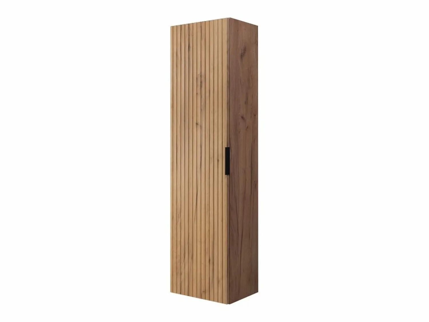 Discount Columna de baño estriada FLOW 136 cm roble craft dorado Columna De Baño