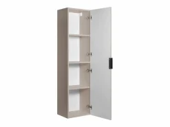 Clearance Columna de baño estriada FLOW 136 cm cachemira Beige