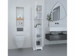 Clearance Columna de baño Ibis en Melamina con 2 puertas y 1 estante , 172.21 cm X 36.32 cm X 40.64 cm , Columna De Baño