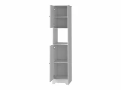 Clearance Columna de baño Ibis en Melamina con 2 puertas y 1 estante , 172.21 cm X 36.32 cm X 40.64 cm , Columna De Baño