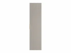 Vente-unique Columna de baño suspendida estriada, color , 3 estantes, Al140 cm, ZEVARA