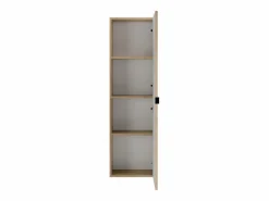 New Vente-unique Columna de baño suspendida, natural claro, 3 estantes, FILOR Color natural claro