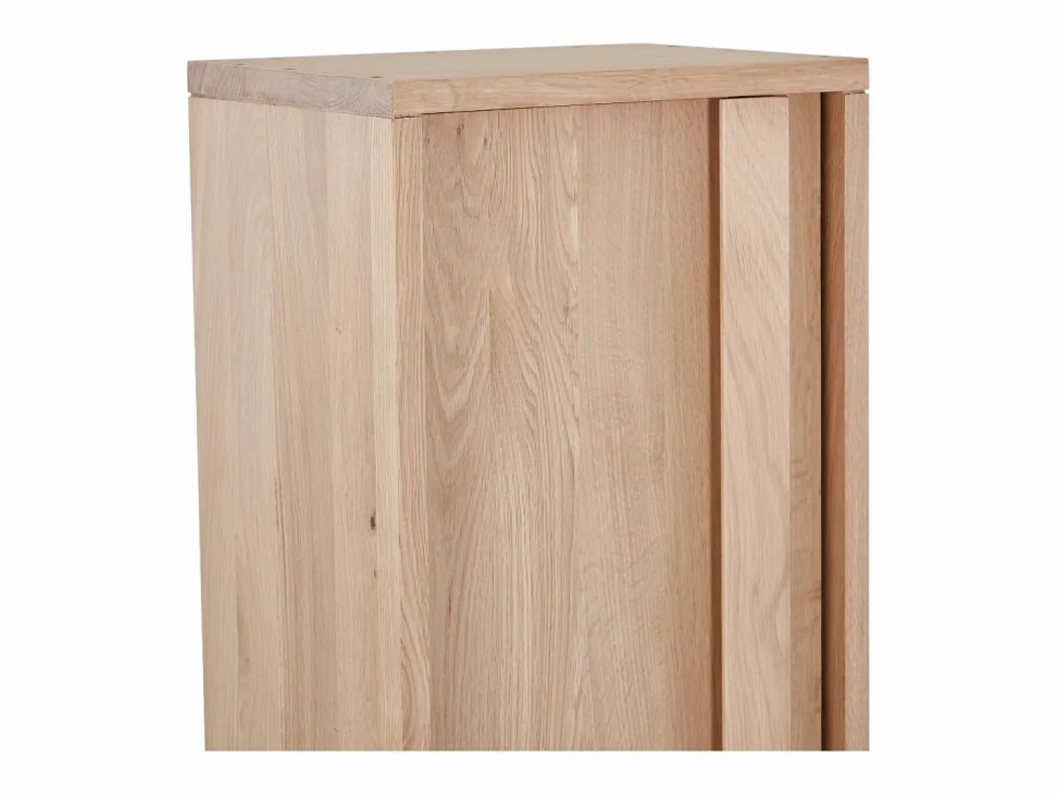 Clearance Columna de baño suspendida de roble macizo - Natural claro - H140 cm - SARLO Columna De Baño