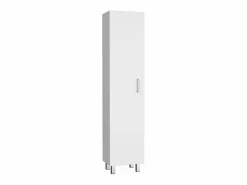 TuHome Columna de baño Vintro en melamina con 4 estantes y 1 puerta , , 180 cm X 40 cm X 31.3 cm