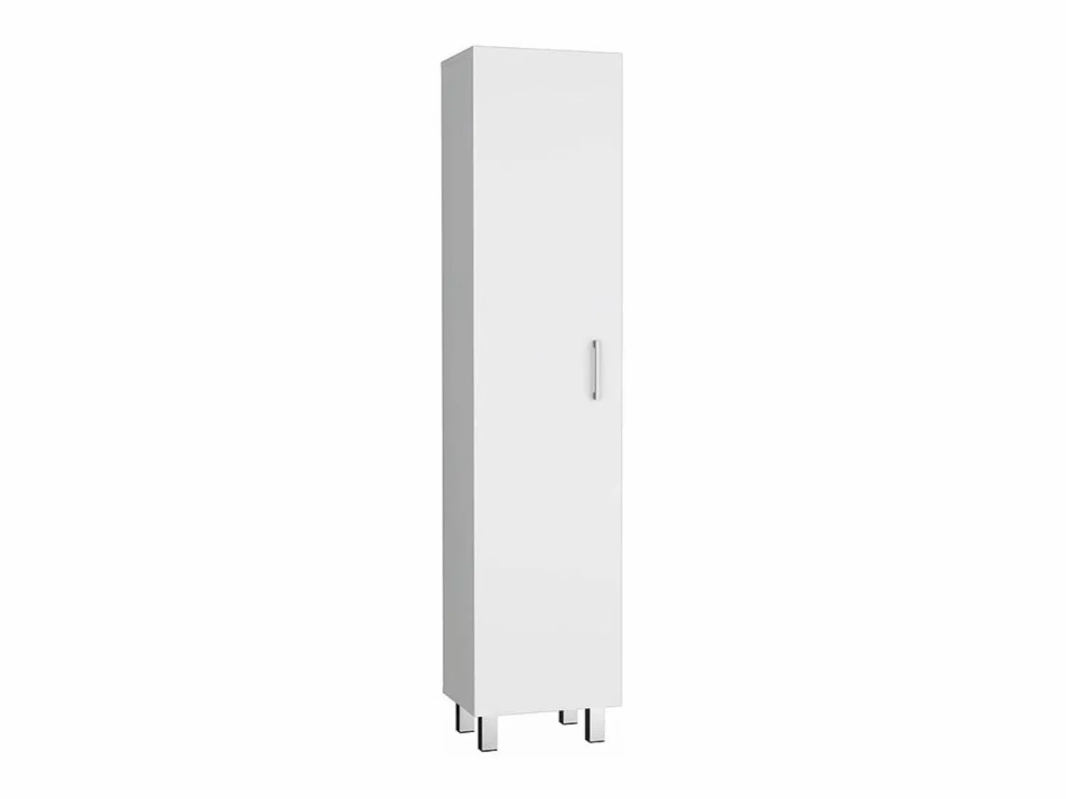 TuHome Columna de baño Vintro en melamina con 4 estantes y 1 puerta , , 180 cm X 40 cm X 31.3 cm