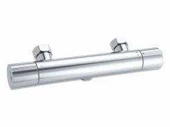 Outlet Columna de Ducha con Barra Redondo Cromado con Ducha de Mano y Estante de Jabón Columna De Ducha