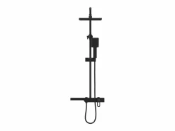 Shower & Design Columna de ducha de aluminio - mate - H126 x L40 x P35,5 cm - JIZEO