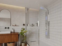 Shower & Design Columna de ducha de hidromasaje termostática FELICITA