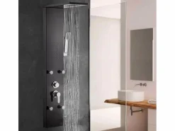 Best Columna de ducha panel mezclador alcachofa 4 chorros ducha Bormio - Alcachofa De Ducha, Cabezal