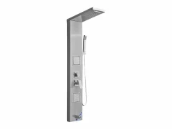 Best Columna de Ducha SucceBuy, con Cabezal de Ducha Efecto Lluvia, Sistema de Panel de Ducha Mural de Alta Presión en Acero Inoxidable Cepillado, Grifo de 5 Funciones Columna De Ducha