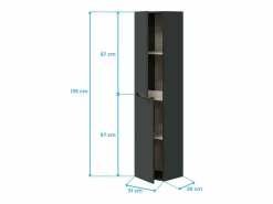 Calicosy Columna suspendida 2 puertas H135 cm - Lotto