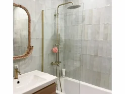 Online Essebagno Columna termostática para bañera y ducha Luisa II 250 oro cepillado Dorado