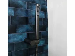 Sale Essebagno Combinación de soporte de ducha Luisa de 3 piezas en gris metalizado Gris antracita