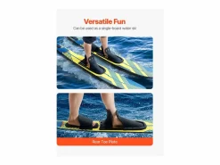 Combo Esquí Náutico SucceBuy, 170,2 cm para Adultos con Fijaciones Ajustables X-9