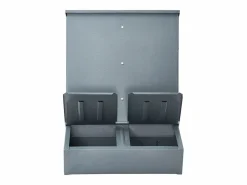 New Comedero para Cerdos SucceBuy, 130 L, Puerta Doble de Metal que Puede Acoger Hasta 8 Cerdos Comida Para Animales De Compañía