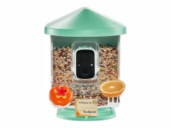 Comederos para Aves Inteligente SucceBuy con Cámara, 2K HD, Especies IA, Alimentado por Energía Solar