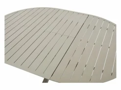 Online Comedor de jardín de aluminio: una mesa redonda extensible L.150/200 cm y 6 sillones apilables - - VELYRA de Comedores De Jardín