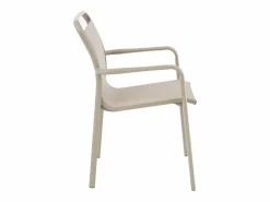 Online Comedor de jardín de aluminio: una mesa redonda extensible L.150/200 cm y 6 sillones apilables - - VELYRA de Comedores De Jardín