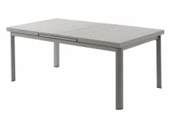 Best Comedor de jardín de aluminio con mesa extensible 180/240 y 8 sillas - NAURU de Comedores De Jardín