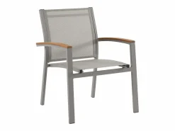 Best Comedor de jardín de aluminio con mesa extensible 180/240 y 8 sillas - NAURU de Comedores De Jardín