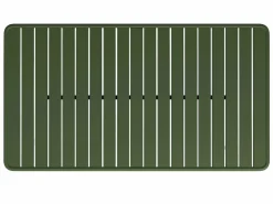 Online Comedor de jardín de metal una mesa L.160 con 2 sillones y 4 sillas Verde Comedores De Jardín