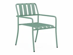 Discount Comedor de jardín de metal: 1 mesa de 160 cm y 6 sillas - - BIRMOS Comedores De Jardín