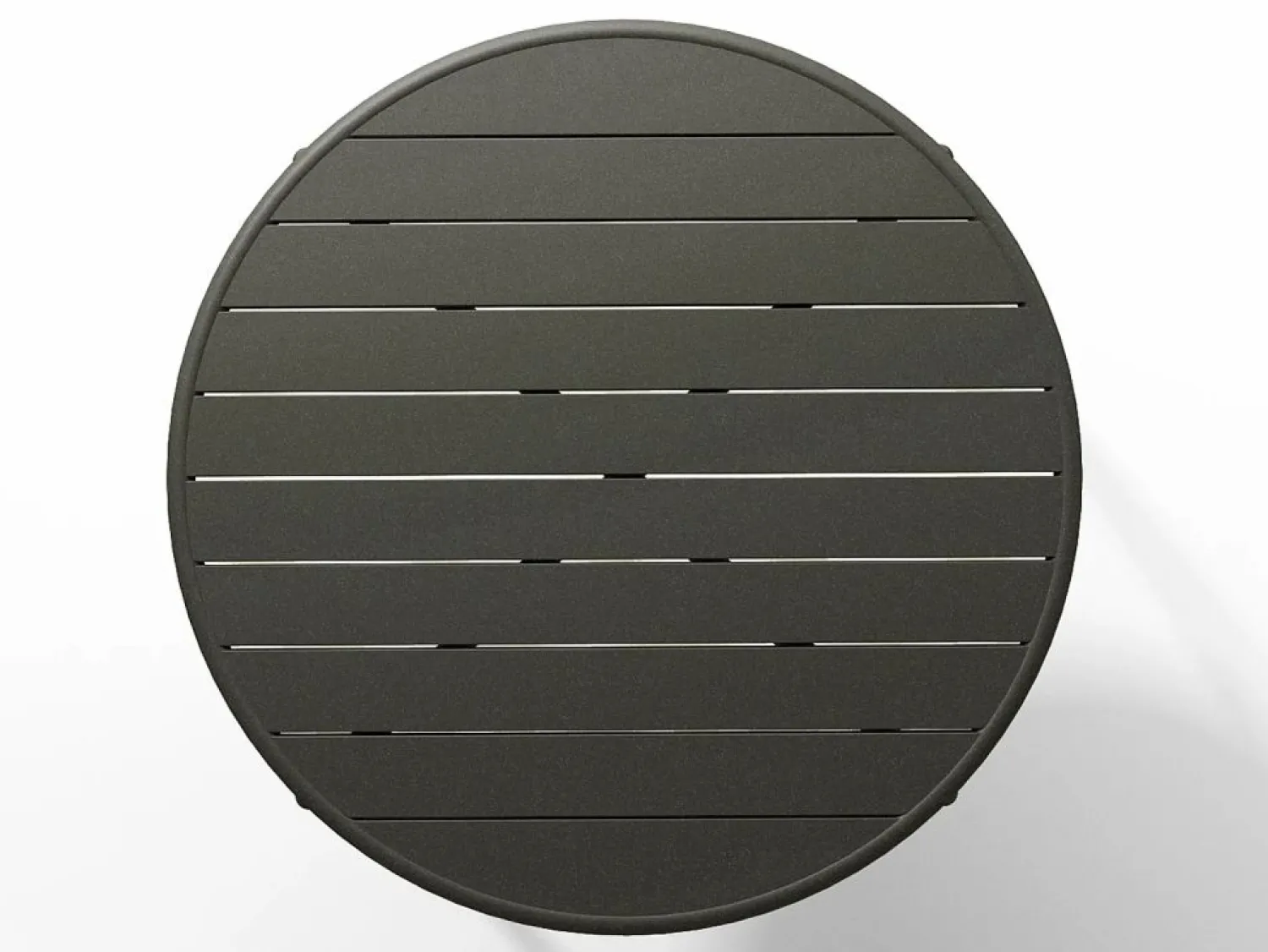Outlet Comedor de jardín de metal 1 mesa y 4 sillones apilables - MIRMANDE Comedores De Jardín