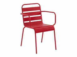 Outlet Comedor de jardín de metal 1 mesa, 8 sillones - MIRMANDE Comedores De Jardín