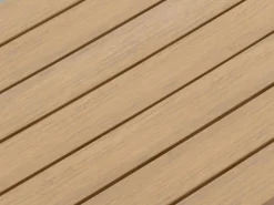 Outlet Comedor de jardín extensible aluminio poliwood L.170 / 230 cm y 8 sillas Gris MACILA Comedores De Jardín