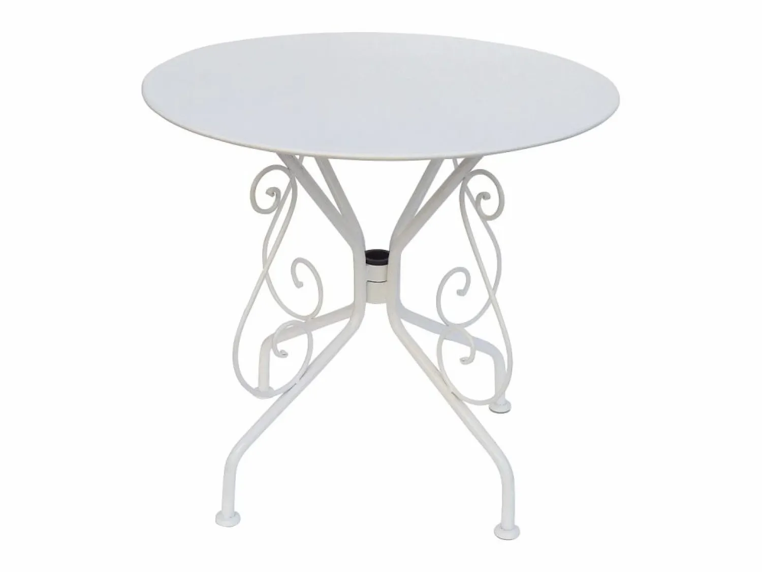 Hot MYLIA Comedor jardin estilo hierro forjado - - GUERMANTES Blanco