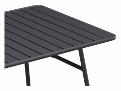 Clearance Comedor jardín metal mesa y 8 sillas apilables - MIRMANDE de Comedores De Jardín