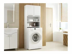TOPESHOP COMO - Mueble para lavadora - 64x183x30cm - area de almacenamiento lavaropa - estilo moderno