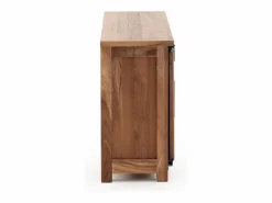 New Comoda de madera maciza de acacia reciclada Color natural claro