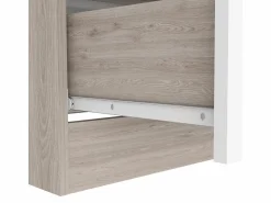 Best Comoda Melia en melamino con 3 cajones de rieles metalicos , , 75.7 cm X 80 cm X 39.8 cm Cómoda