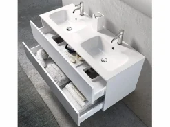 Composición de baño doble lavabo 5 piezas IGEA mate