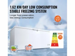 Outlet Congelador Horizontal SucceBuy de 488 L con 4 Cestas Electrodomésticos De Frío