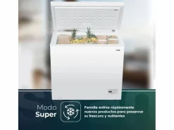 New Congelador horizontal Svan SCH2002EDC 198L cíclico E 91 cm Blanco